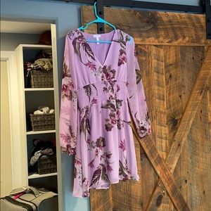 Leith light purple floral dress, Small
